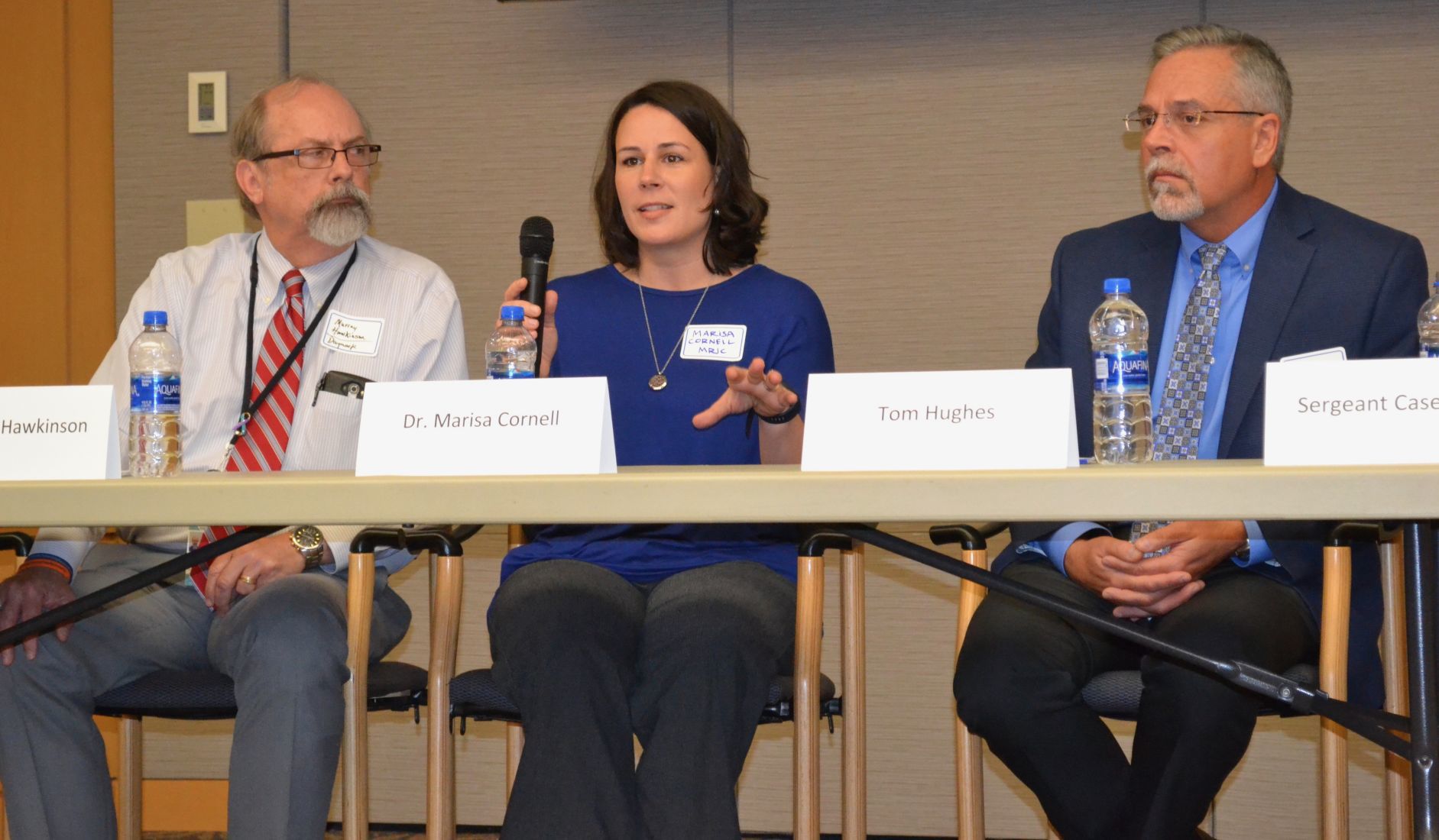 Murray Hawkinson, Marisa Cornell, Tom Hughes